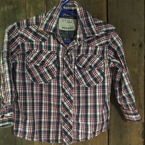 PD & C Flannel dress shirt